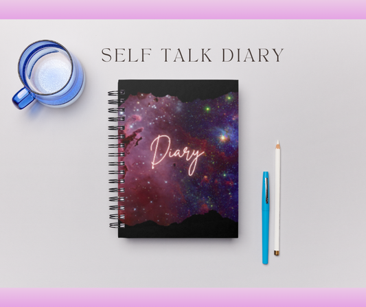 Davi Nevae Creates- Journals and Planners-Self-talk Diary hard copy